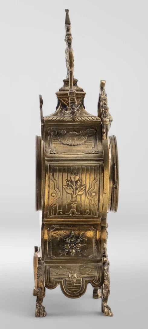 Japy Freres Bronze Mantel Clock, 19th to 20th Century — COLLECTive